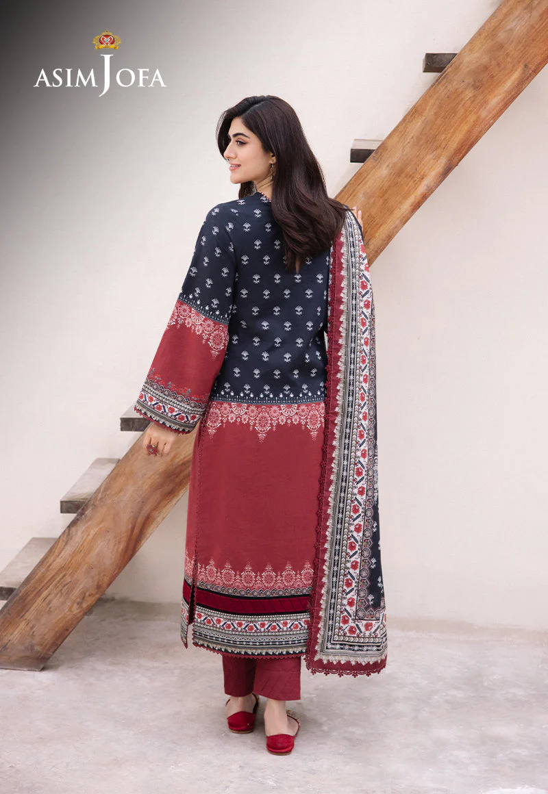 AJBUD-5 PRINTED LAWN 3 PCS - Image 2
