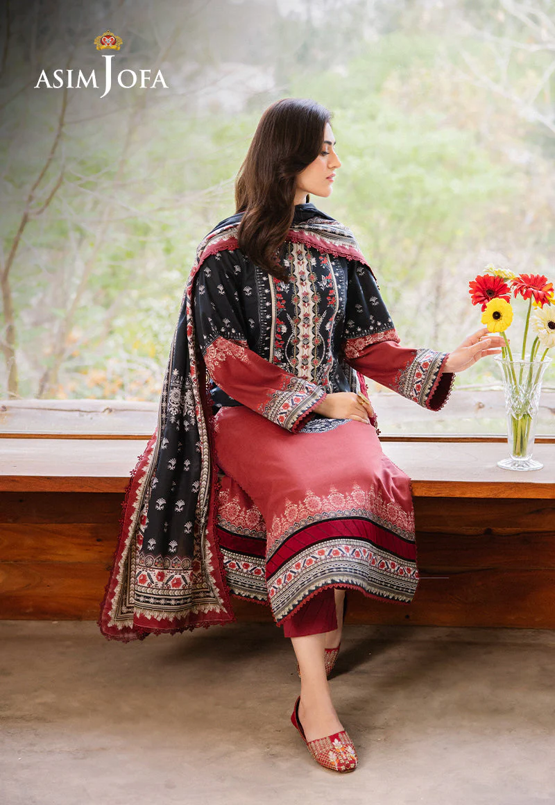 AJBUD-5 PRINTED LAWN 3 PCS - Image 5