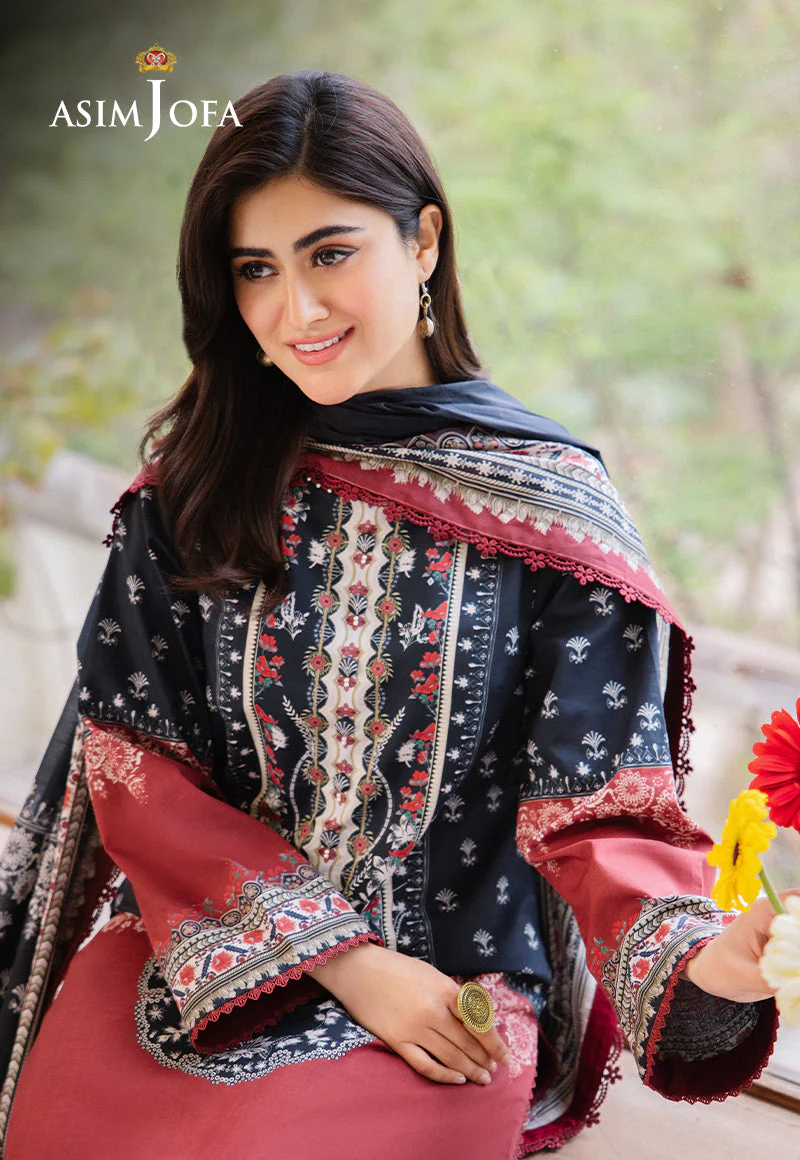 AJBUD-5 PRINTED LAWN 3 PCS - Image 6
