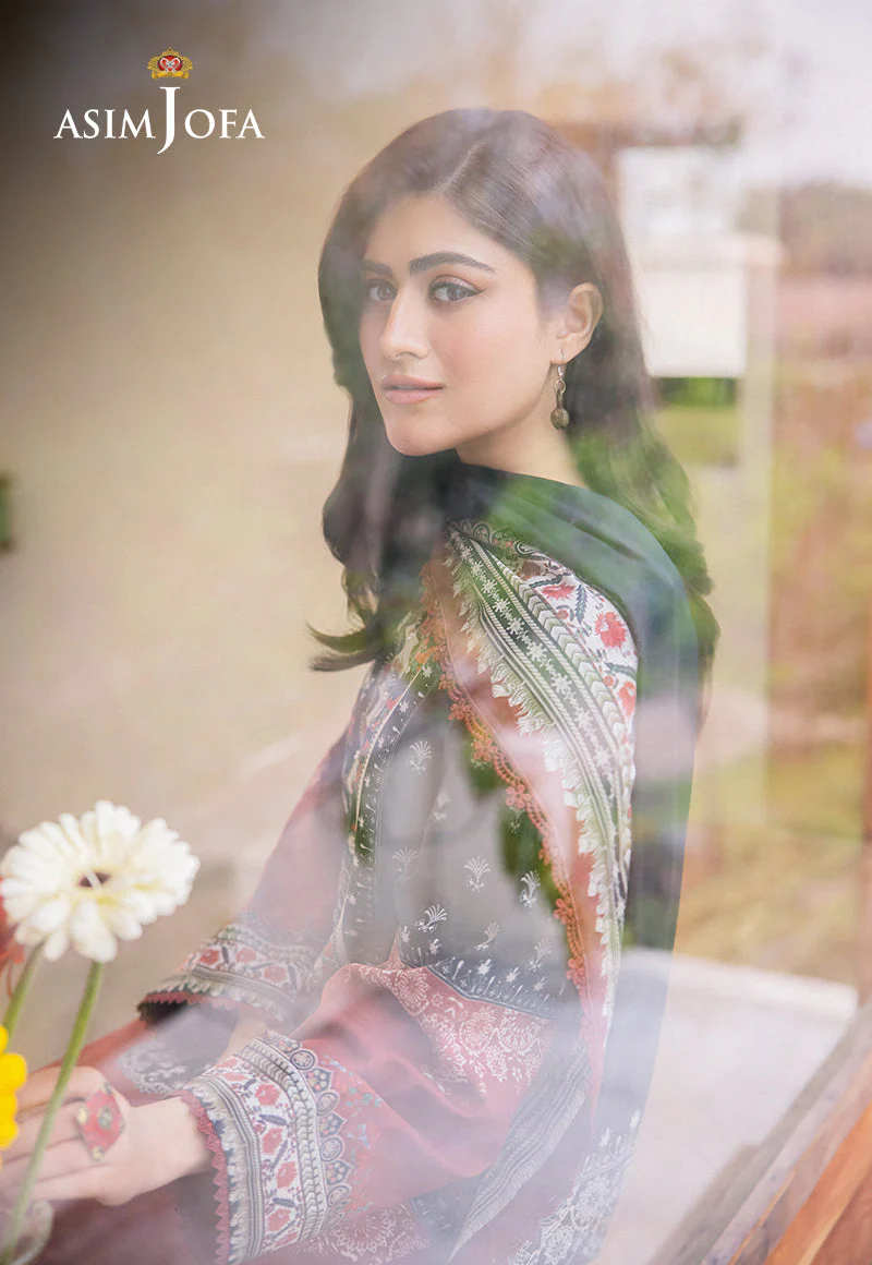 AJBUD-5 PRINTED LAWN 3 PCS - Image 7