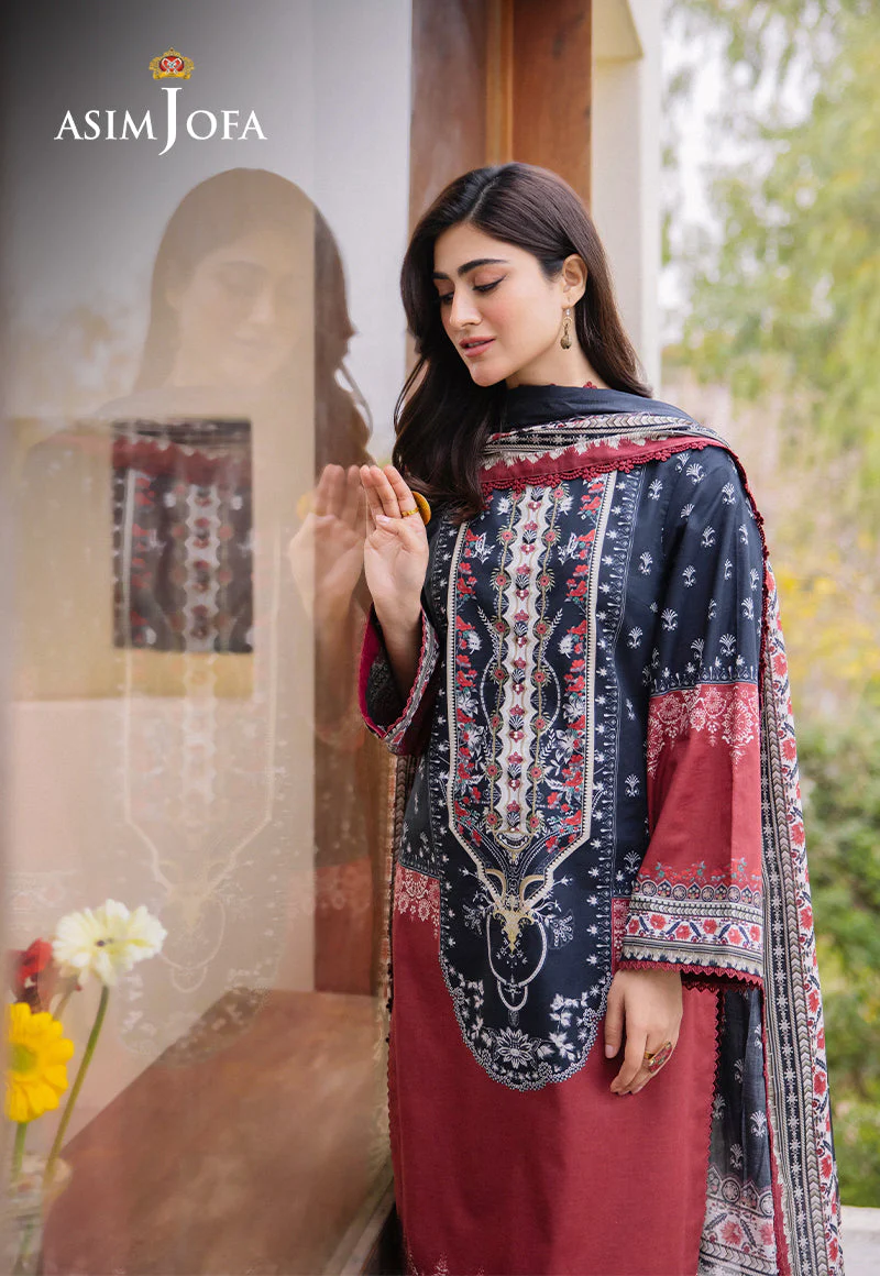 AJBUD-5 PRINTED LAWN 3 PCS - Image 8