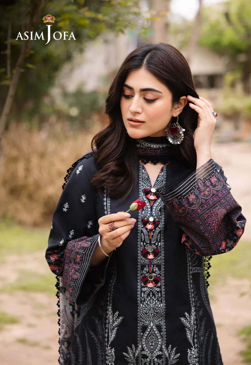 AJBUD-9 PRINTED LAWN 3 PCS - Image 6