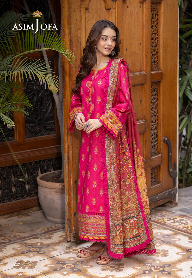 AJGBD-04-XS PRINTED LAWN 3 PCS