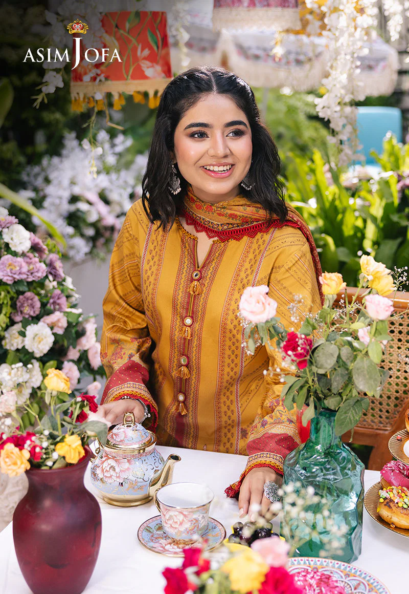 AJGBD-14-XS PRINTED LAWN 3 PCS - Image 5