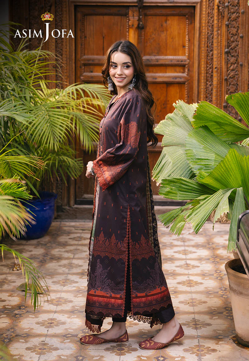 AJGBD-6 PRINTED LAWN 3 PCS - Image 3