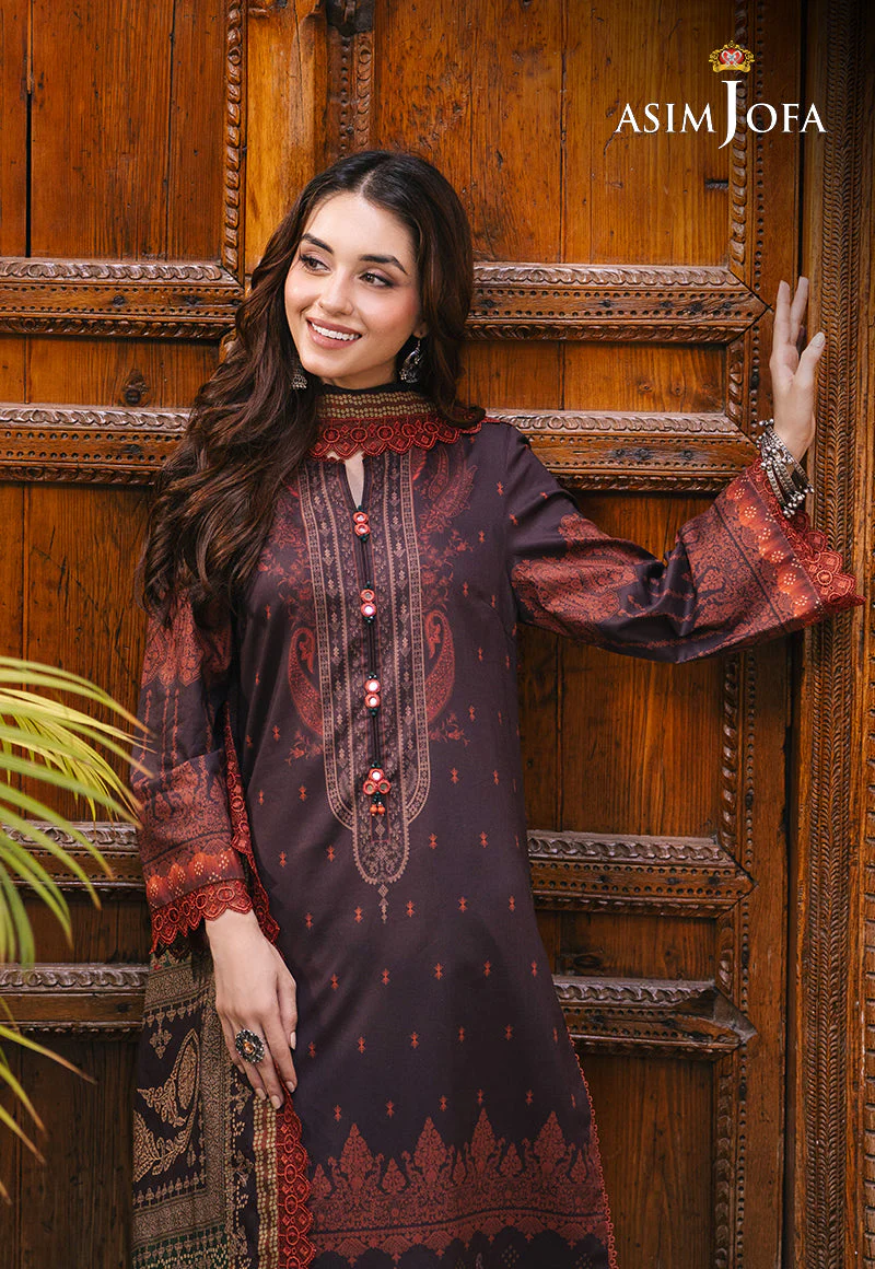 AJGBD-6 PRINTED LAWN 3 PCS - Image 6