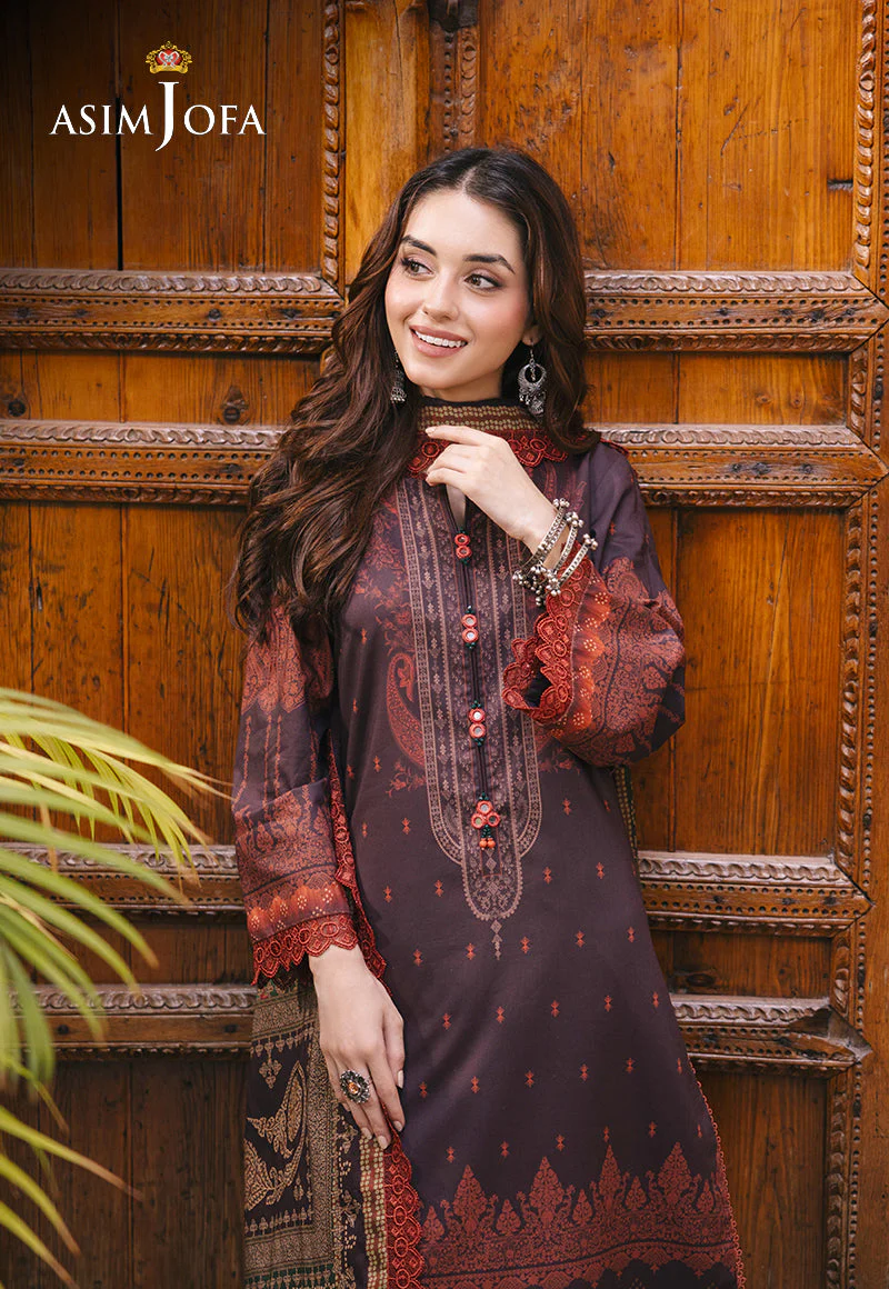 AJGBD-6 PRINTED LAWN 3 PCS - Image 7