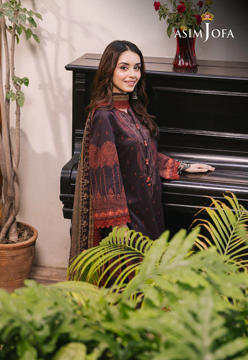 AJGBD-6 PRINTED LAWN 3 PCS - Image 8