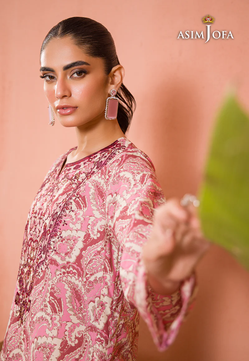 AJGR-03 EMBROIDERED COTTON SILK 1 PC - Image 3