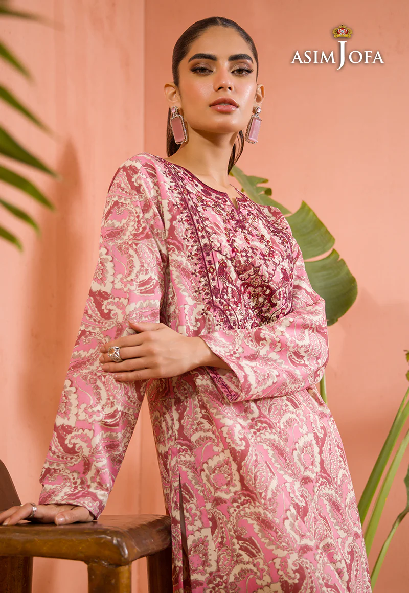AJGR-03 EMBROIDERED COTTON SILK 1 PC - Image 4