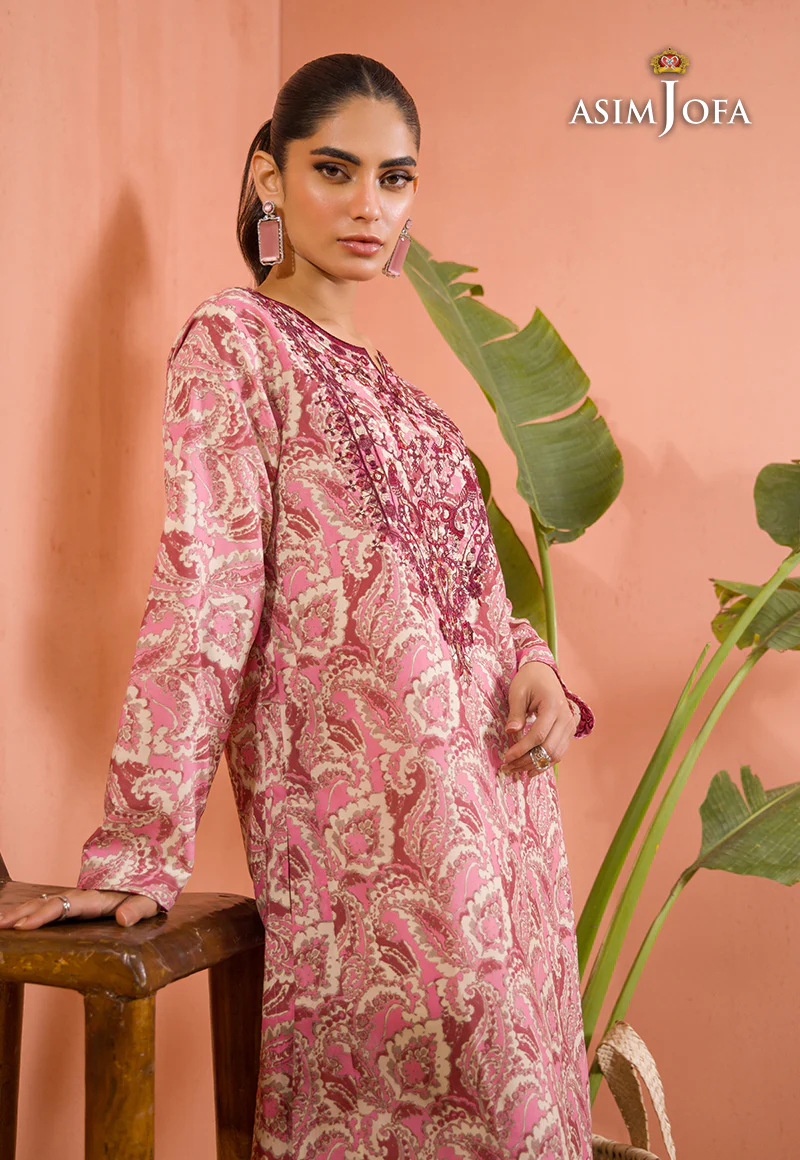 AJGR-03 EMBROIDERED COTTON SILK 1 PC - Image 5