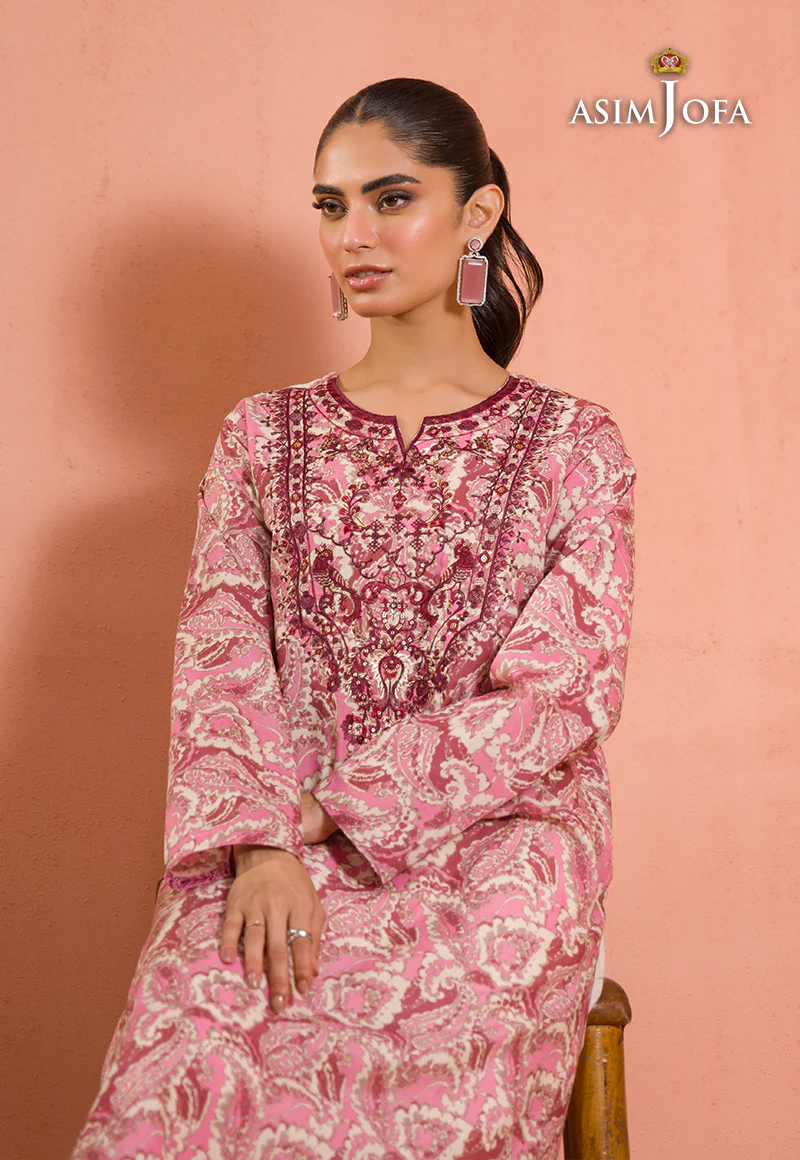 AJGR-03 EMBROIDERED COTTON SILK 1 PC - Image 6