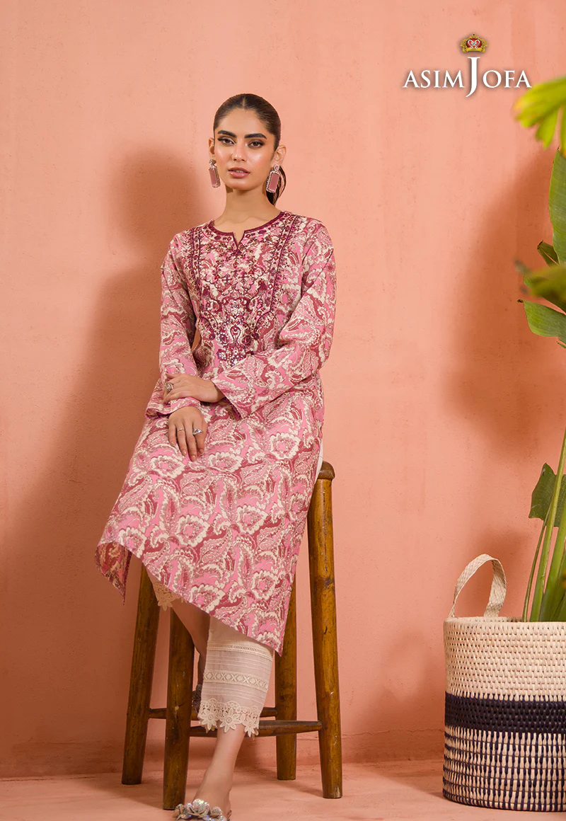 AJGR-03 EMBROIDERED COTTON SILK 1 PC - Image 7