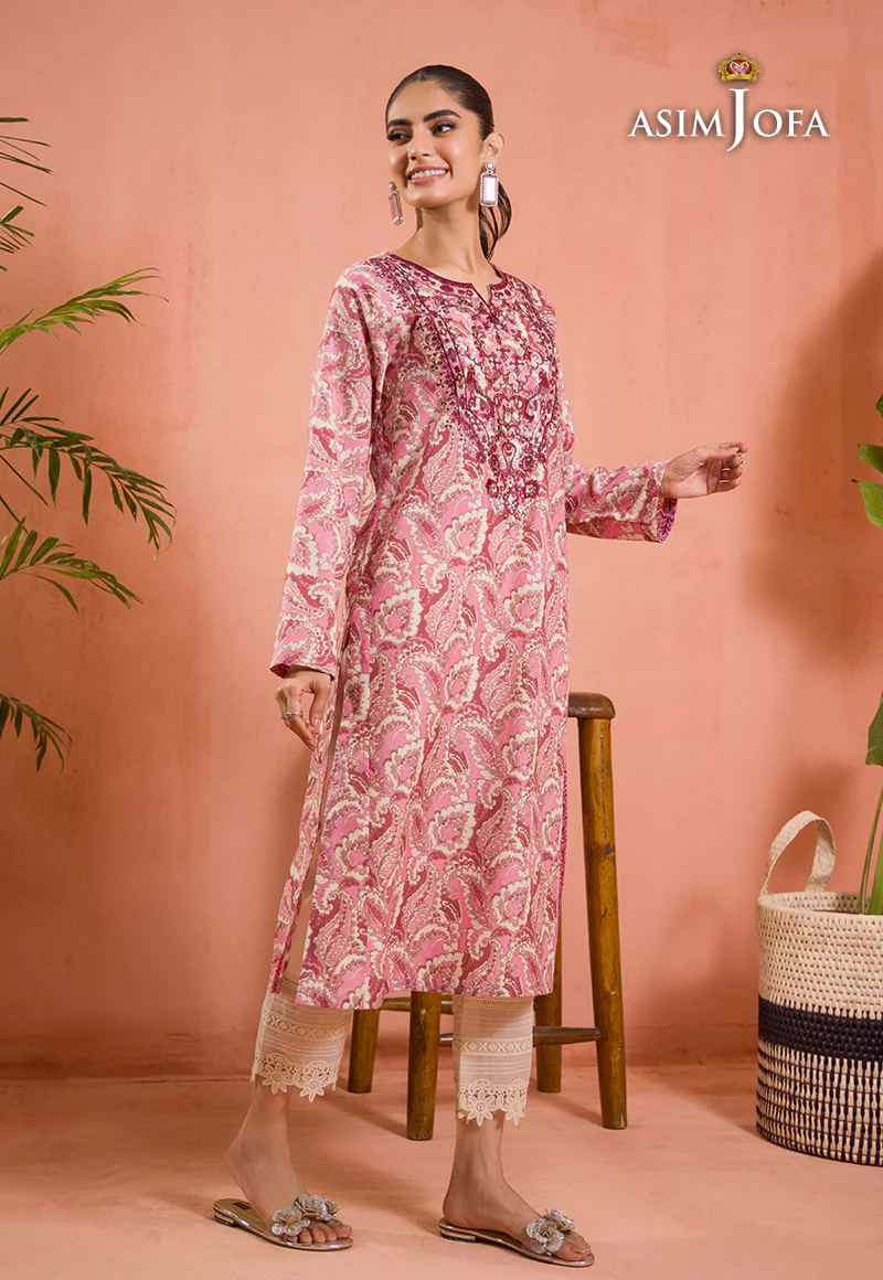AJGR-03 EMBROIDERED COTTON SILK 1 PC - Image 8