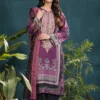 AJGR-16 EMBROIDERED SWISS LAWN 3 PCS