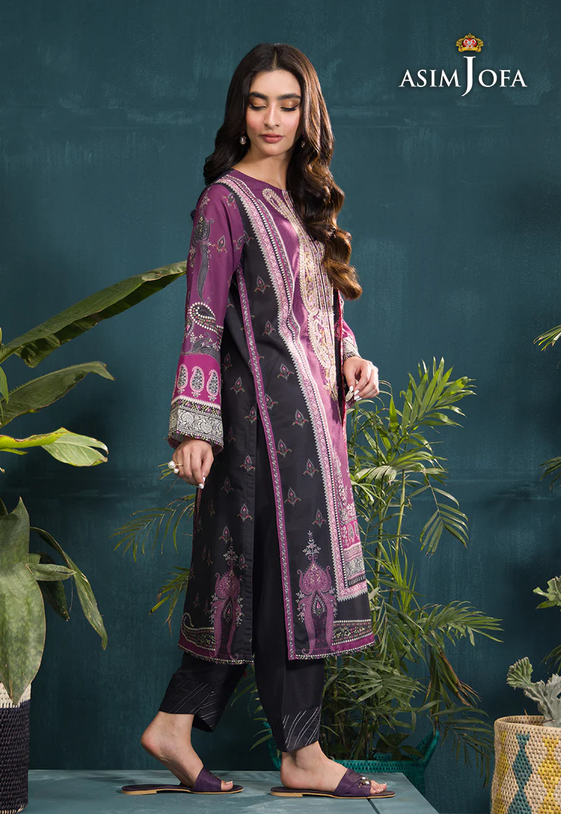 AJGR-16 EMBROIDERED SWISS LAWN 3 PCS - Image 3