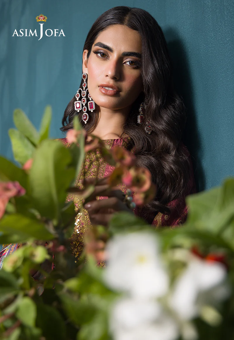 AJGR-19 EMBROIDERED SWISS LAWN 3 PCS - Image 3