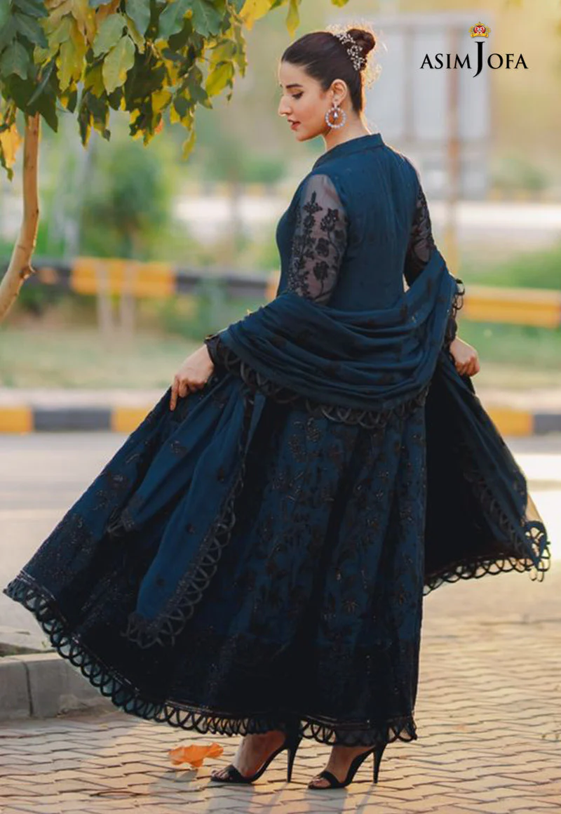 AJHJ-12 EMBROIDERED CHIFFON 3 PCS - Image 4
