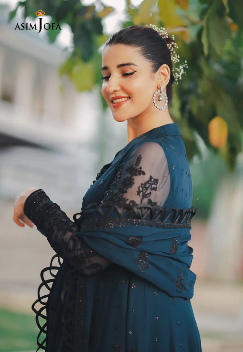 AJHJ-12 EMBROIDERED CHIFFON 3 PCS - Image 7