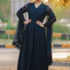 AJHJ-12 EMBROIDERED CHIFFON 3 PCS