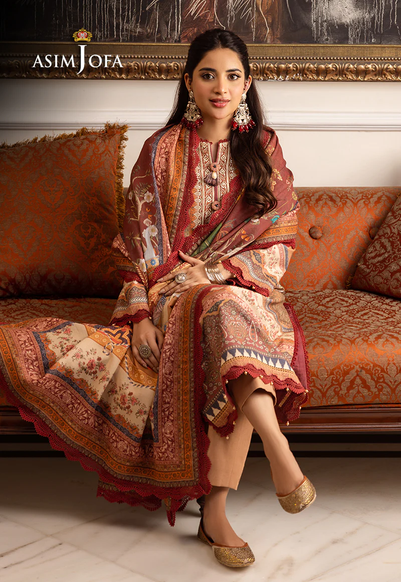 AJIWP-10 EMBROIDERED KARANDI 3 PCS - Image 4