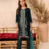 AJKV-07 EMBROIDERED VELVET 3 PCS