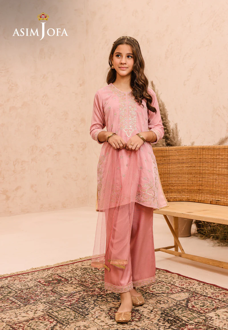 AJKV-09 EMBROIDERED VELVET 3 PCS - Image 2