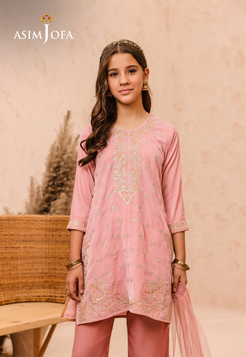 AJKV-09 EMBROIDERED VELVET 3 PCS - Image 5