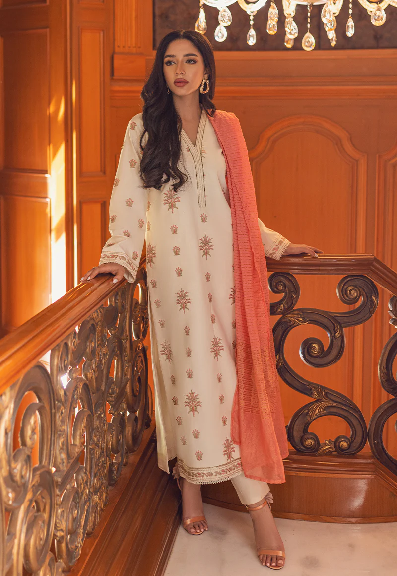 AJP-09 EMBROIDERED CAMBRIC 3 PCS