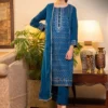 AJPE-07 (3-PC) EMBROIDERED CAMBRIC 3 PCS
