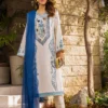 AJPE-09 (3-PC) EMBROIDERED CAMBRIC 3 PCS