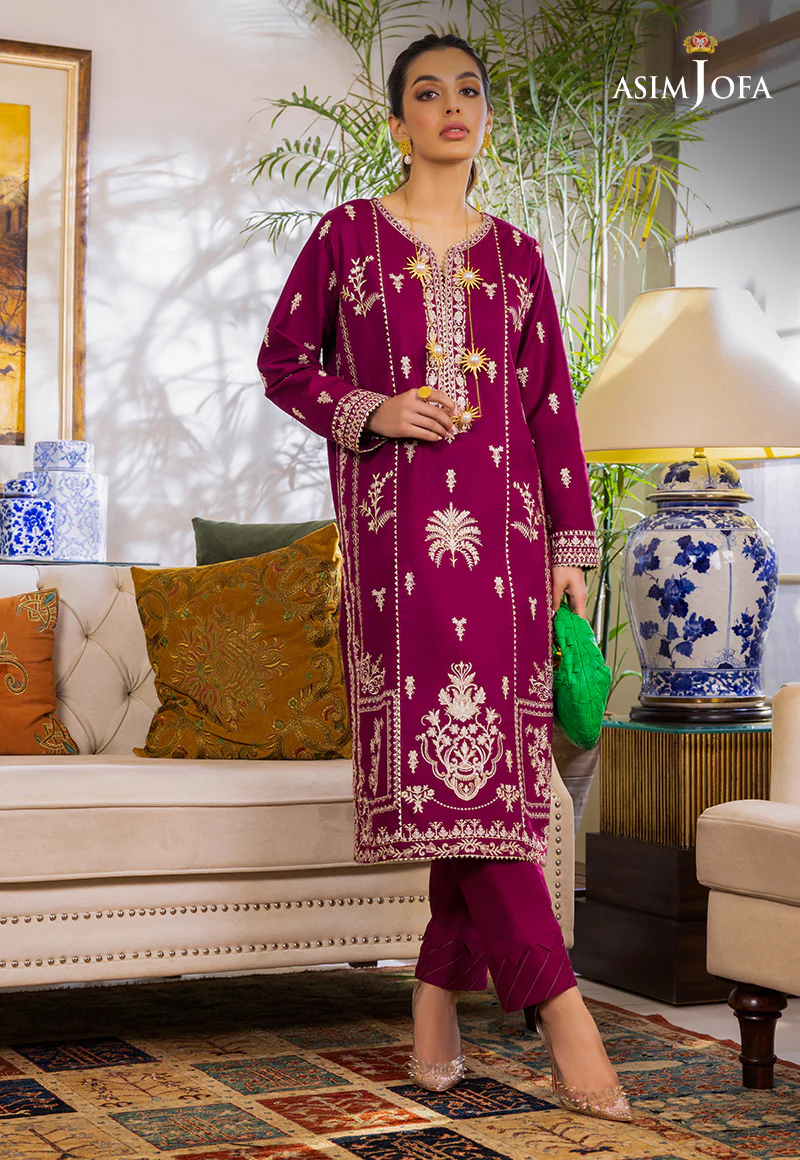 AJPE-18 (2-PC) EMBROIDERED CAMBRIC 2 PCS