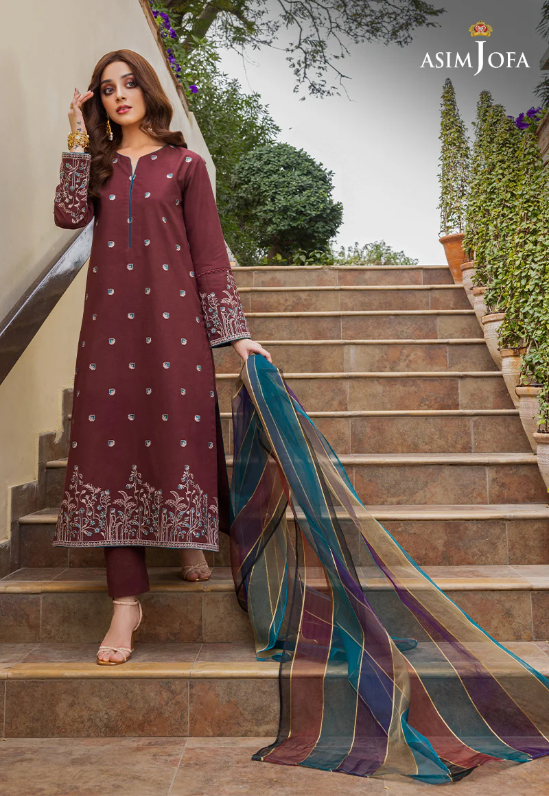 AJPE-35 (2-PC) EMBROIDERED CAMBRIC 2 PCS - Image 5