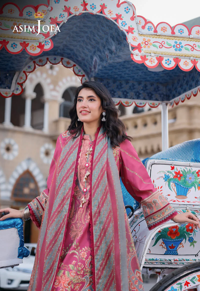 AJPLD-14 PRINTED ARABIC LAWN 3 PCS - Image 9