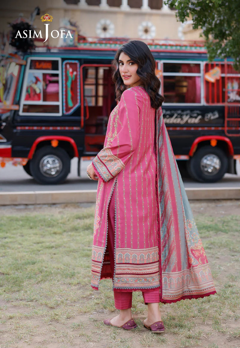 AJPLD-14 PRINTED ARABIC LAWN 3 PCS - Image 2
