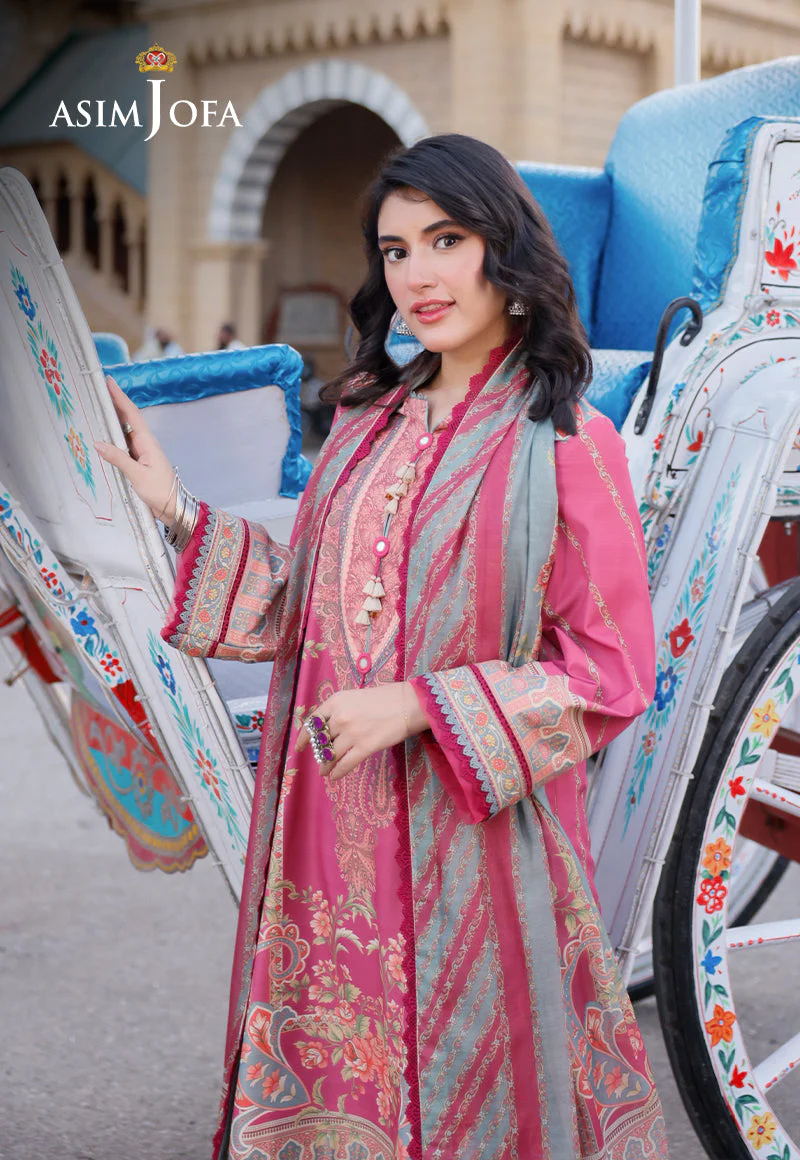 AJPLD-14 PRINTED ARABIC LAWN 3 PCS - Image 5