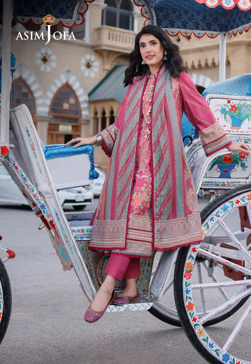 AJPLD-14 PRINTED ARABIC LAWN 3 PCS - Image 8