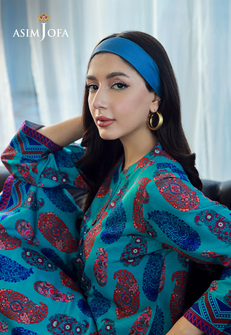 AJSS-10 PRINTED RAW SILK 2PCS - Image 6