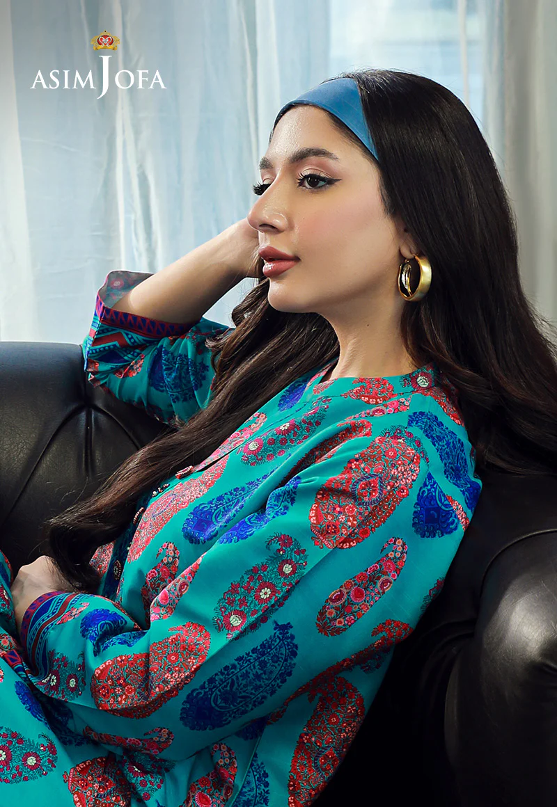 AJSS-10 PRINTED RAW SILK 2PCS - Image 7