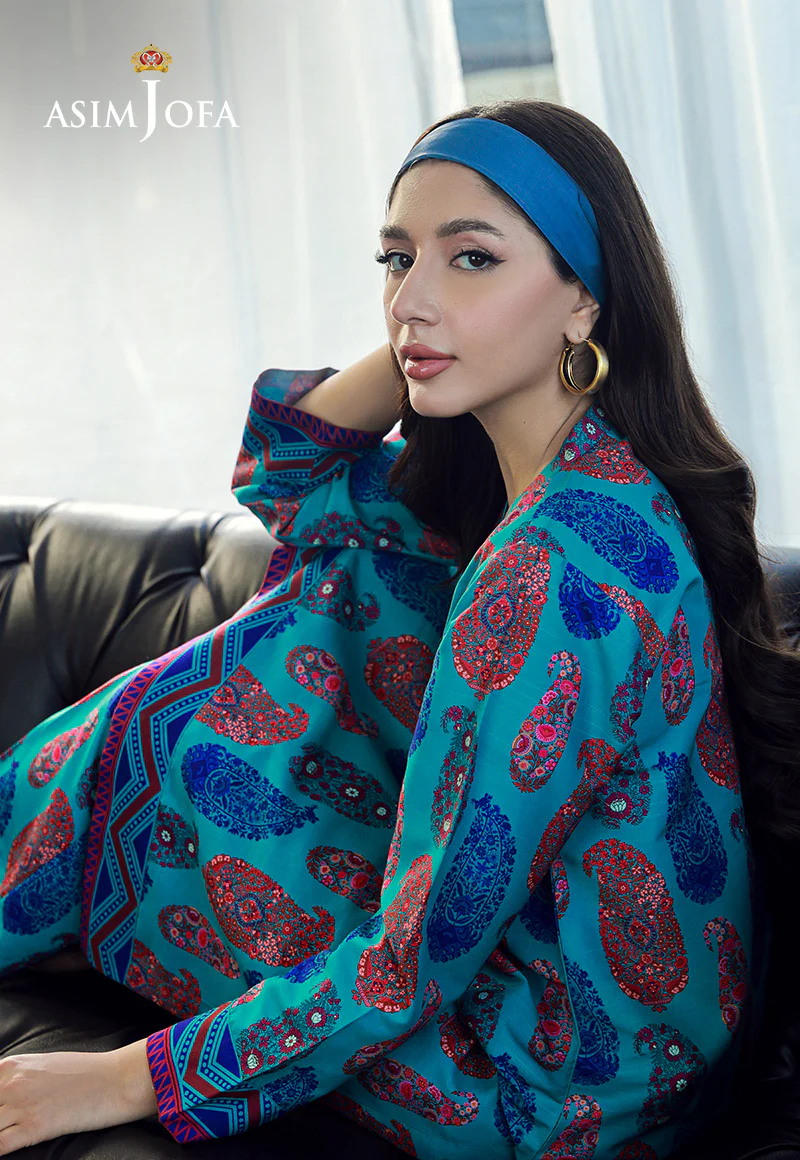 AJSS-10 PRINTED RAW SILK 2PCS - Image 8