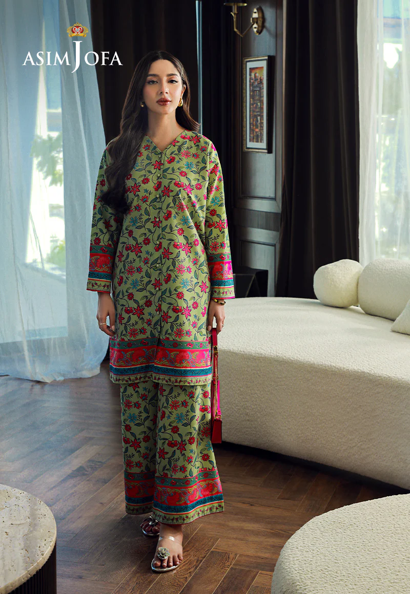AJSS-16 PRINTED RAW SILK 2PCS - Image 7