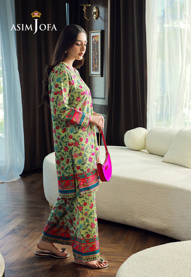 AJSS-16 PRINTED RAW SILK 2PCS - Image 3