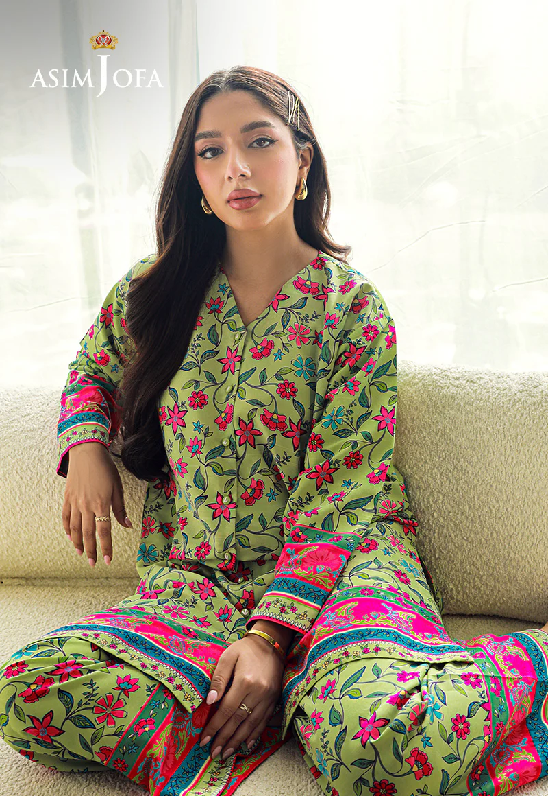 AJSS-16 PRINTED RAW SILK 2PCS - Image 5