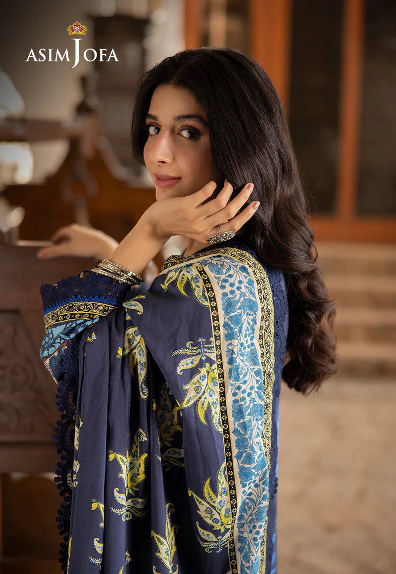 AJUWD-16 EMBROIDERED VISCOSE 3 Pcs - Image 5