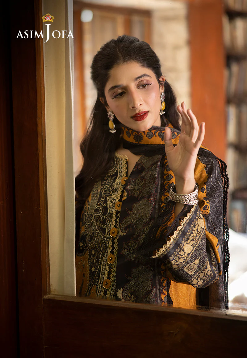 AJUWD-23 EMBROIDERED VISCOSE 3 Pcs - Image 8