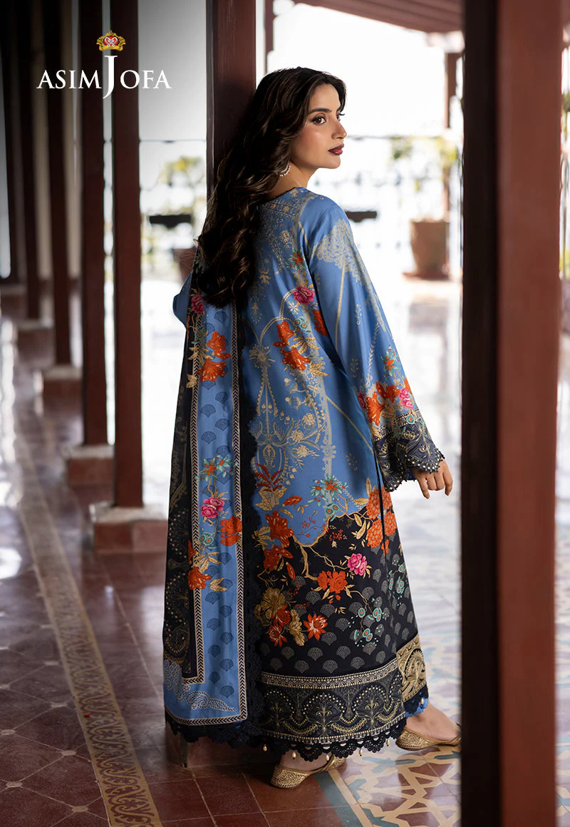 AJUWD-25 EMBROIDERED VISCOSE 3 Pcs - Image 2