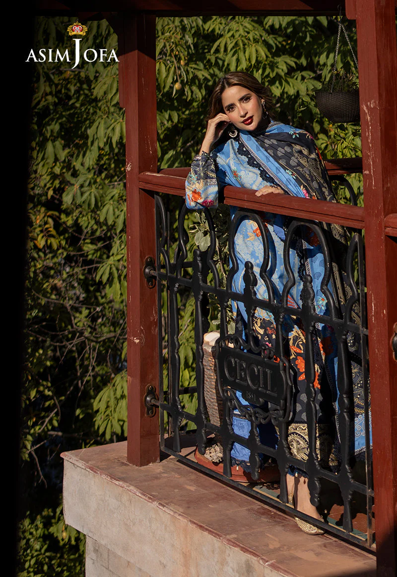 AJUWD-25 EMBROIDERED VISCOSE 3 Pcs - Image 4
