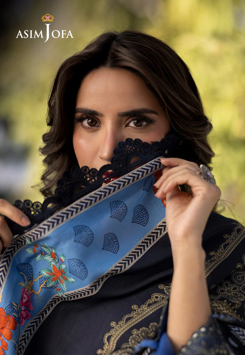 AJUWD-25 EMBROIDERED VISCOSE 3 Pcs - Image 8