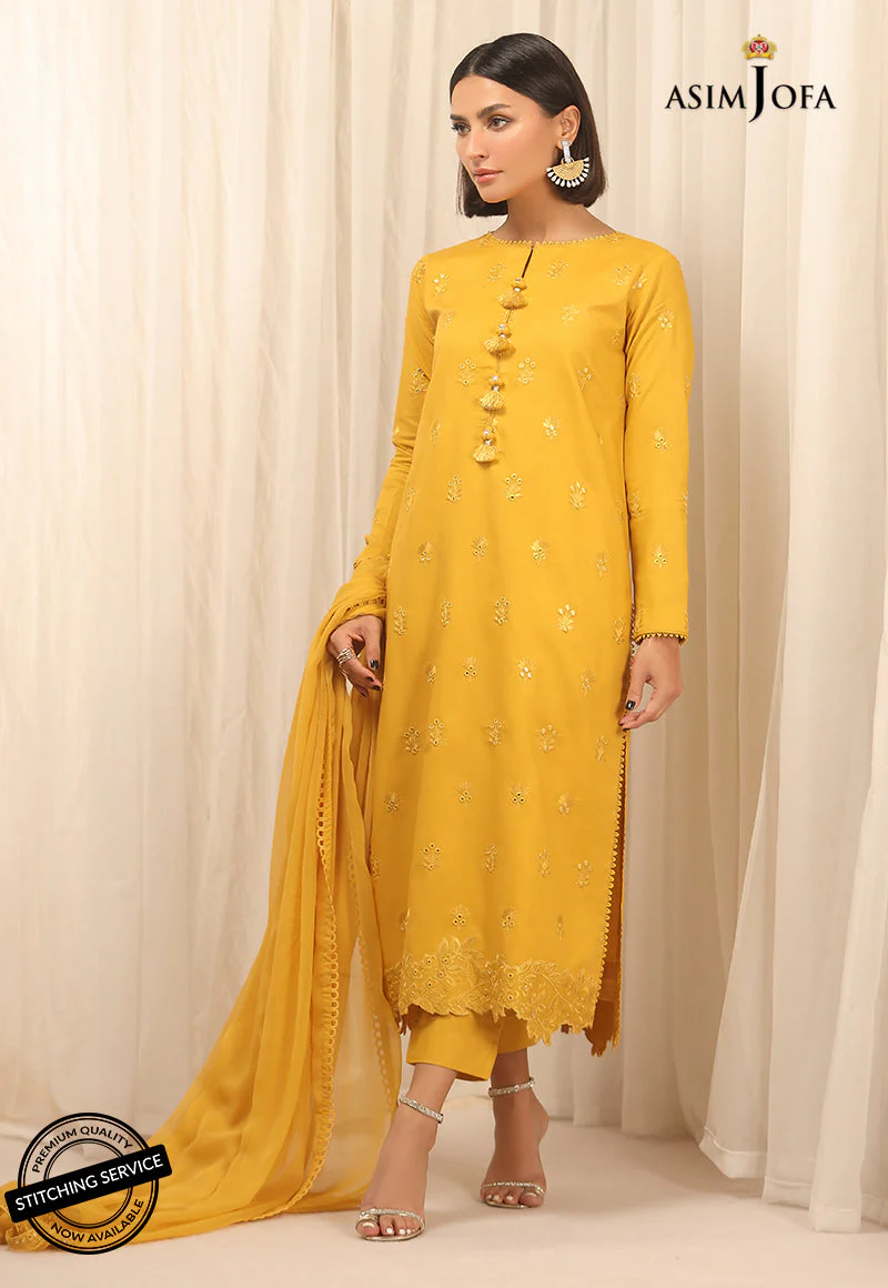 AJWED-13 EMBROIDERED CAMBRIC 3 PCS - Image 2