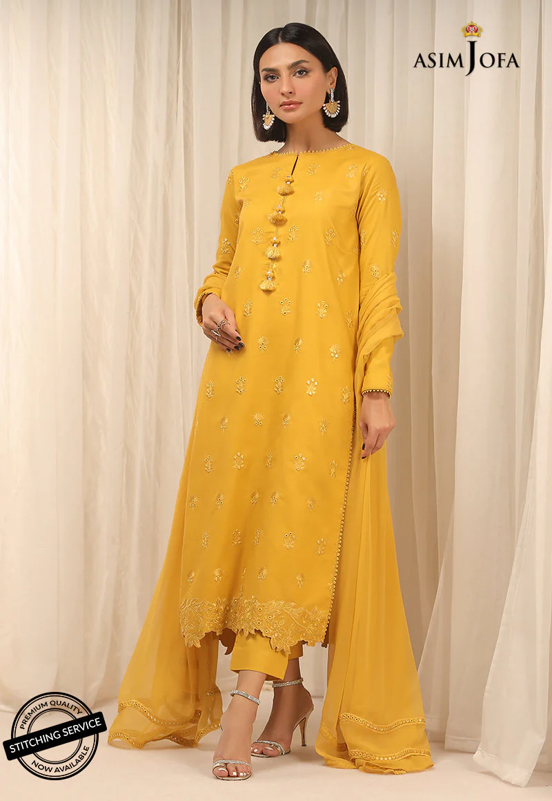 AJWED-13 EMBROIDERED CAMBRIC 3 PCS - Image 3